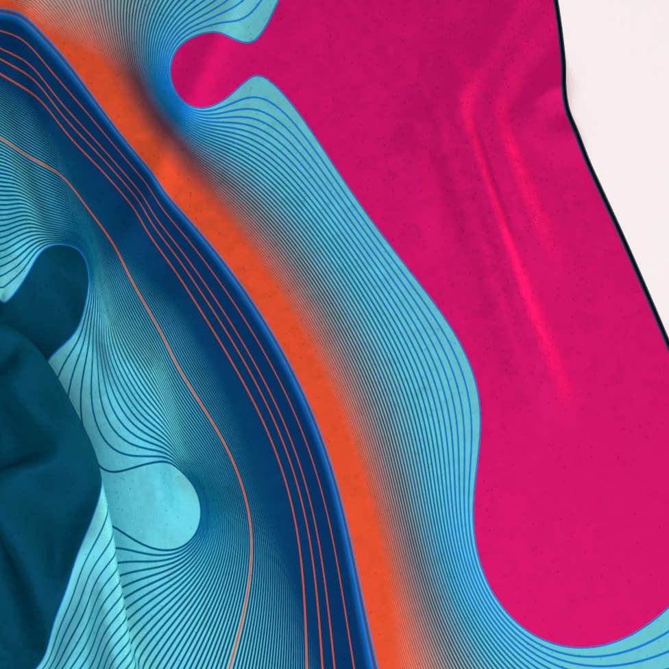 Bradley L Bowers - Wholesale Scarf - Women's - 16" x 16" Polaris Acqua1