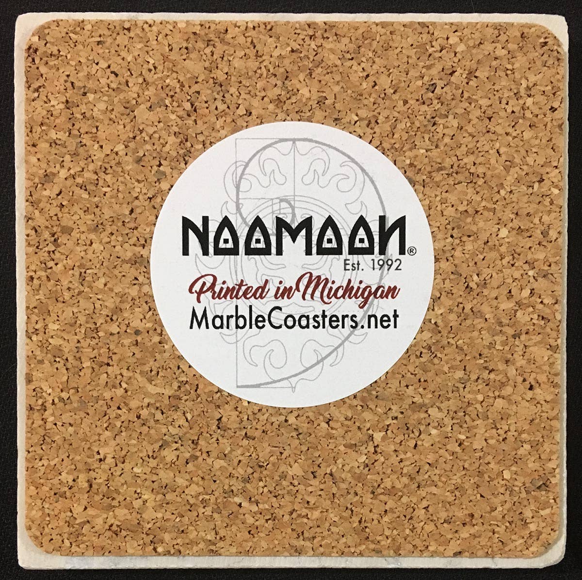 Noomoon - Wholesale Coasters - Michigan Petoskey Stone Printed Coaster2