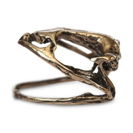 Frog Skull Ring for wholesale by Moon Raven Designs