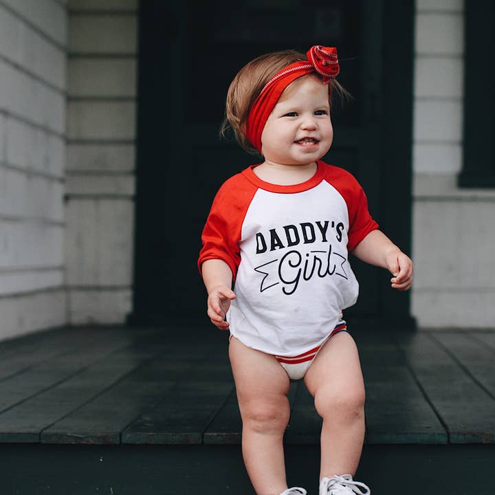 Daddy's Girl Raglan (infant/toddler) for wholesale by NICKY + STELLA