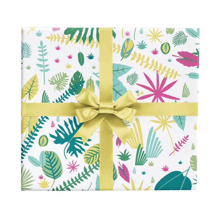 Jungleblade indpakningspapir ark for engroshandel hos REVEL & Co.