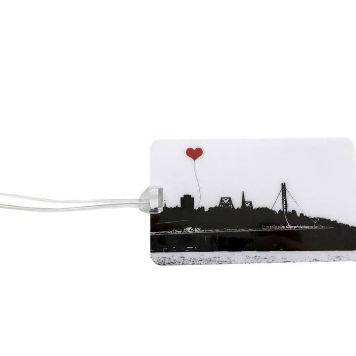 San Francisco Oakland Bay Bridge Luggage Tag for wholesale by noteify