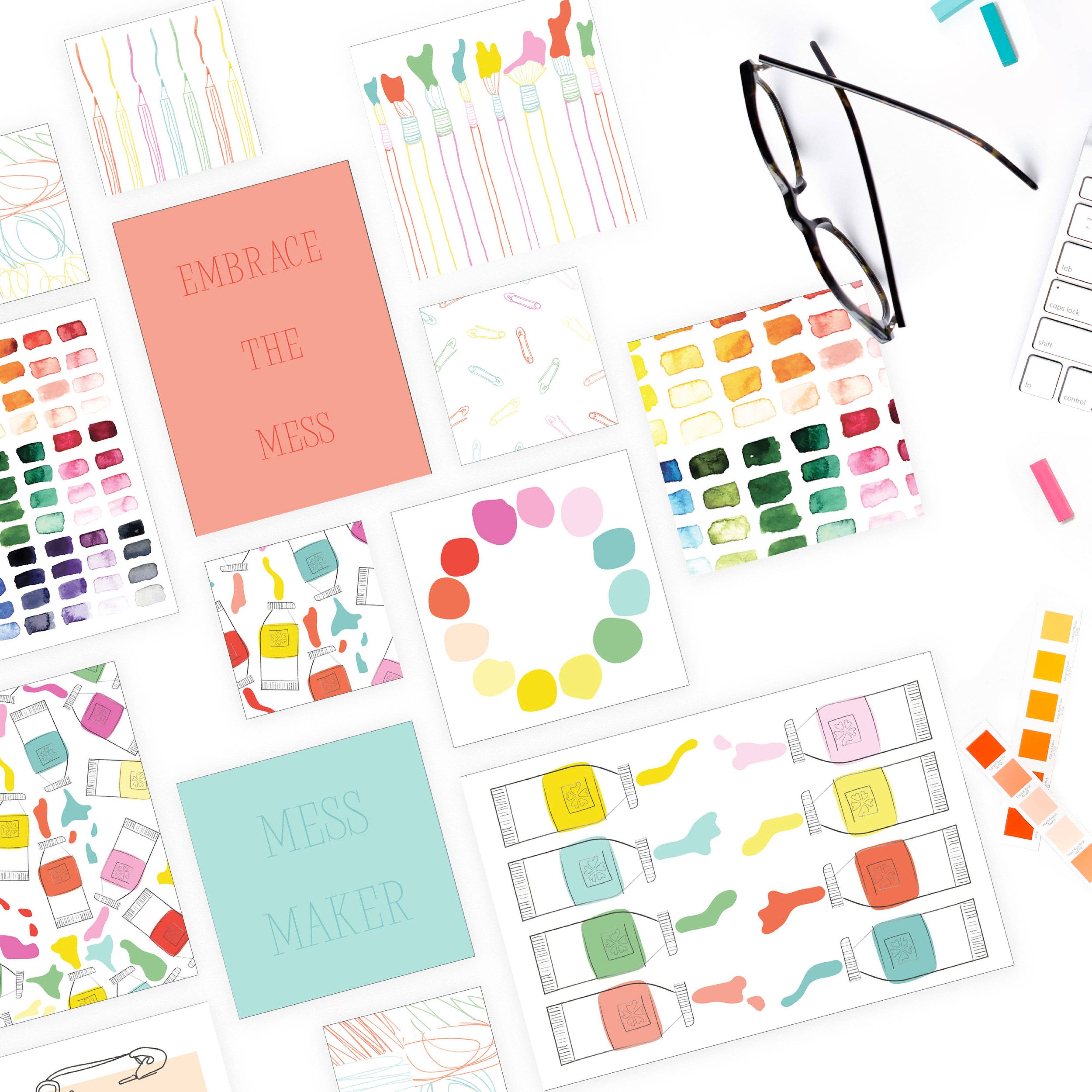 The Paper Curator – wholesale Scrapbook – Mess Maker Scrapbook Kit1