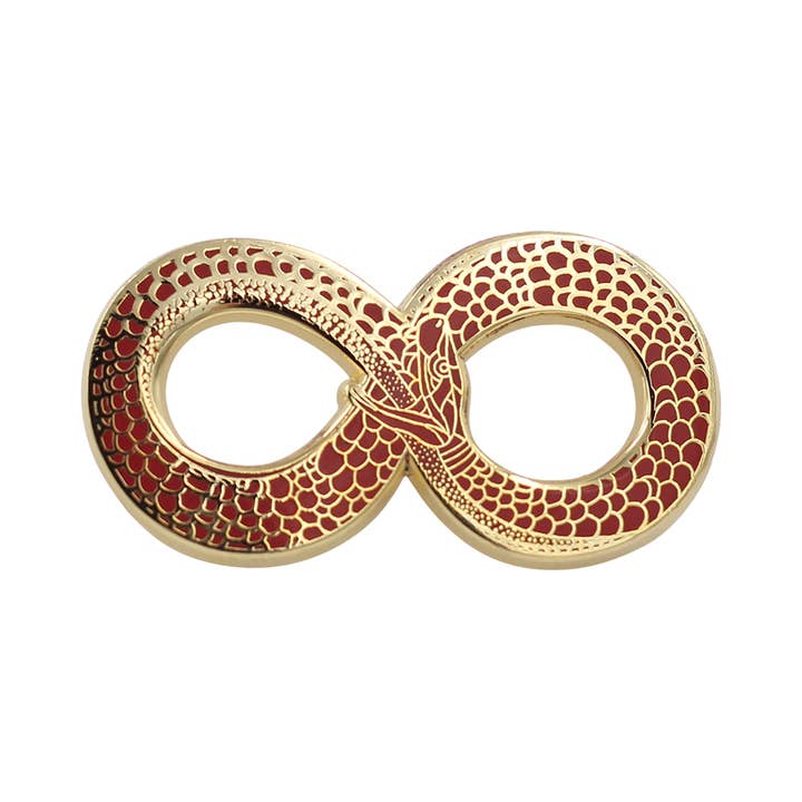 Real Sic - Wholesale Lapel Pin/Button - Ouroboros Enamel Pin – Occult Snake Enamel Lapel Pin2