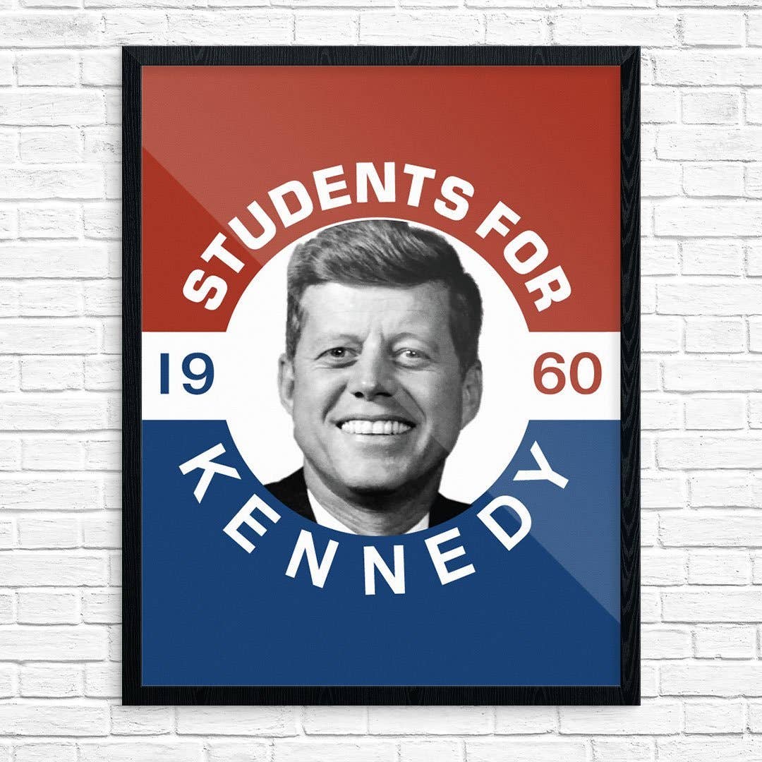 Fridgedoor - Wholesale Everyday Greeting Card - 5'' x 7'' Students for Kennedy Political Greeting Card0