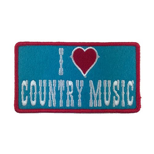 Patch de música country Eu amo por atacado de Explorer's Press