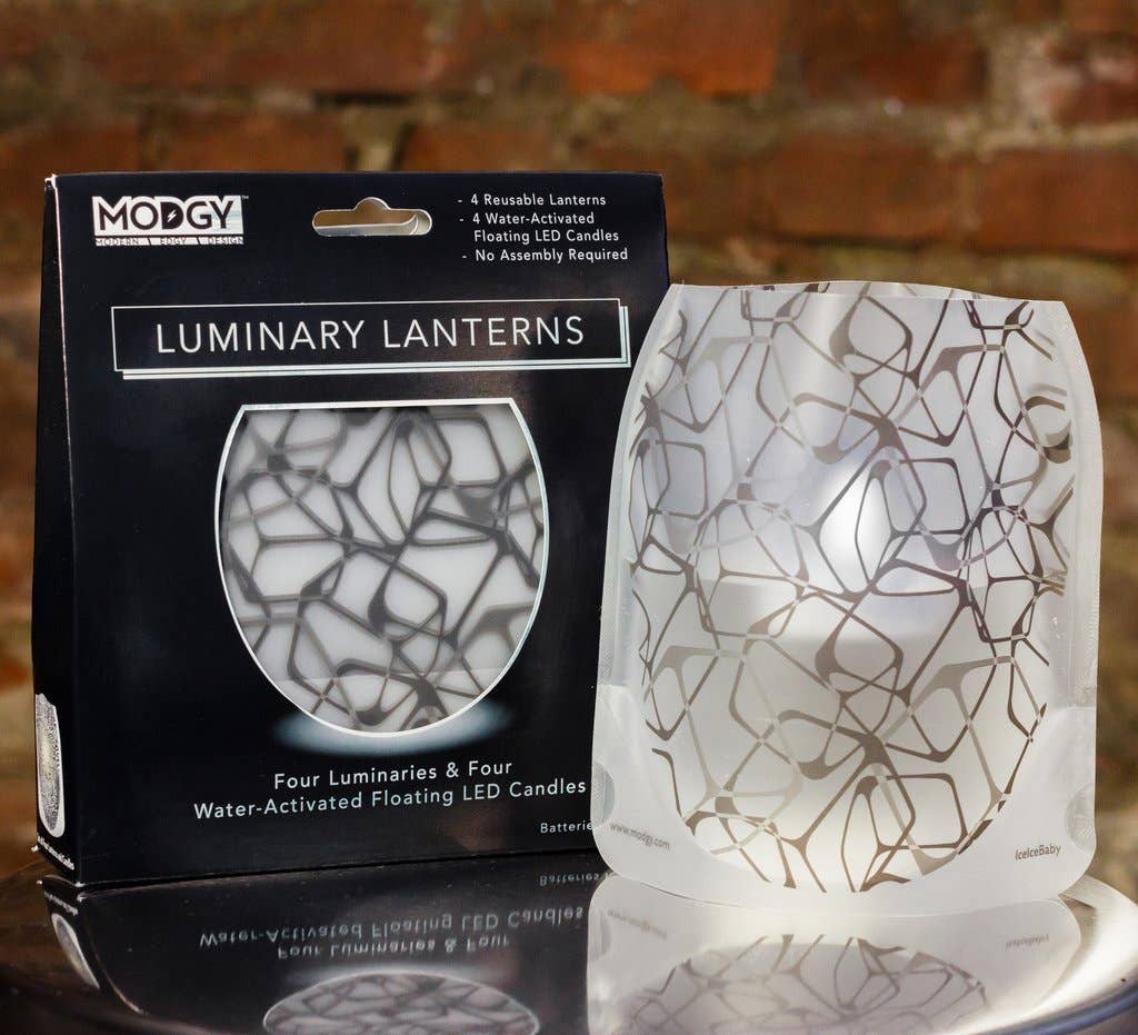 Modgy - Wholesale Lantern - Frosted Luminary Lantern - IceIce Baby2