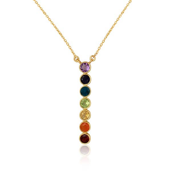 Divine Chakra Alignment, Sterling Silver Gold Filled for wholesale by Mined Jewels