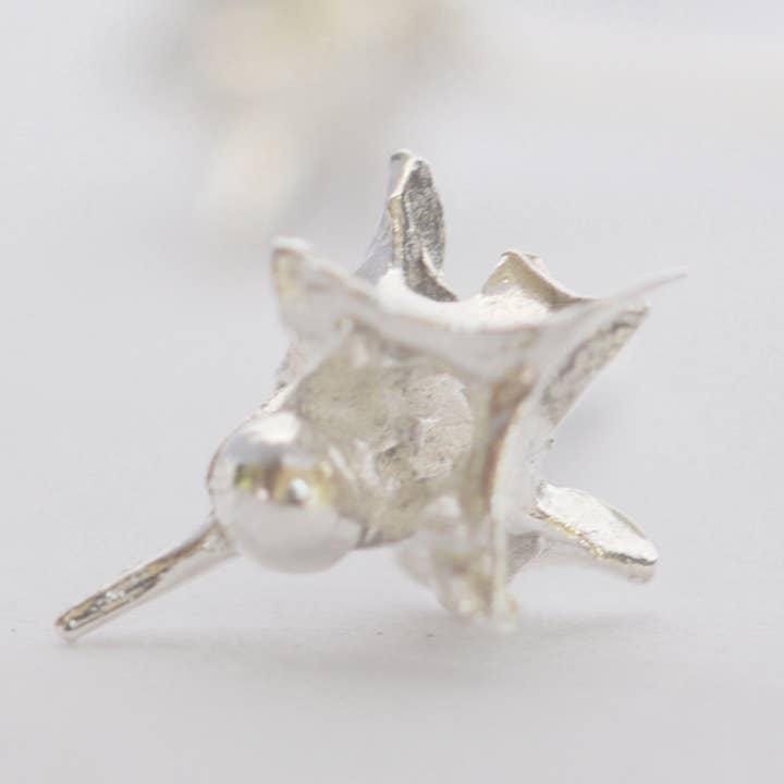 Silver Snake Vertebrae Studs for wholesale by MezzeJewelry