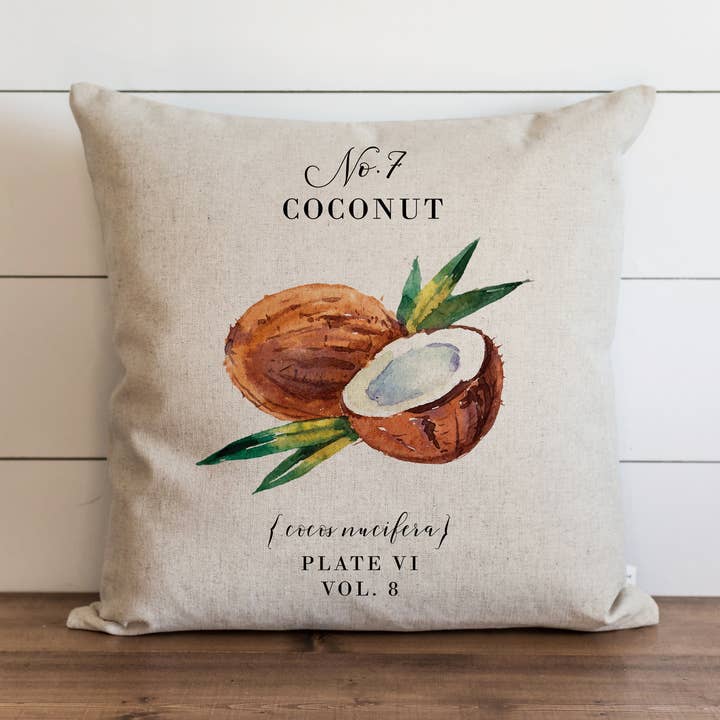 Funda de almohada botánica de coco para venta al por mayor de Porter Lane Home