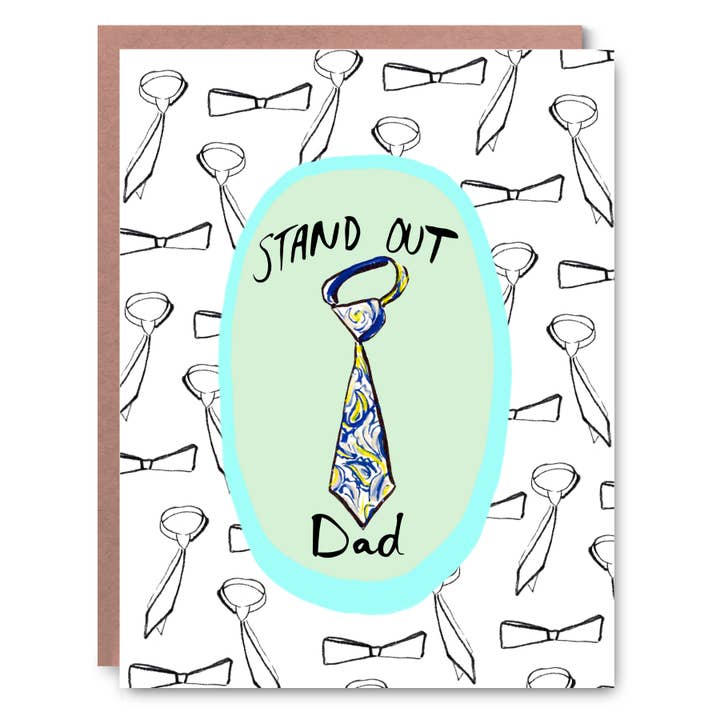 Ivy House - Wholesale Father's Day Card - Stand Out Dad Card0
