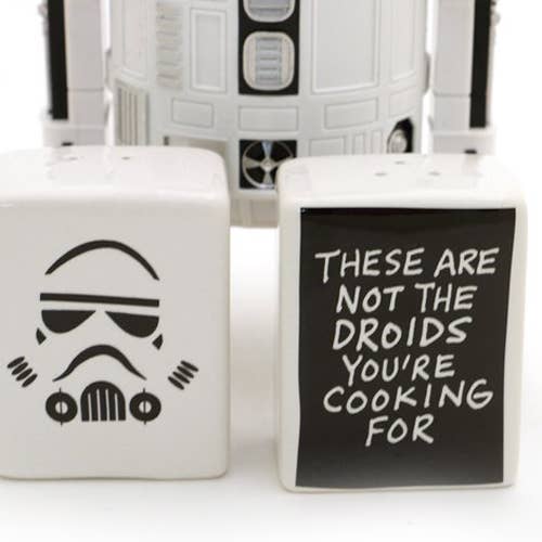 Lenny Mud - Wholesale Salt & Pepper Shaker Set - Storm Trooper Salt and Pepper Set