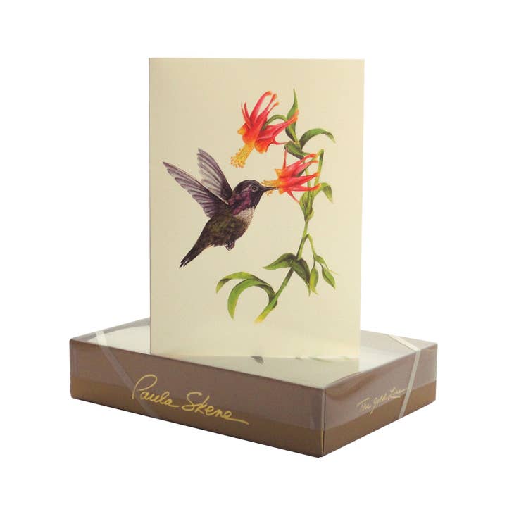 Hummingbird Blanco kaart voor wholesale door PAULA SKENE DESIGNS
