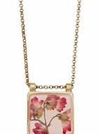 Gold Coral Bell Square 16" Adj. Necklace for wholesale by Shari Dixon