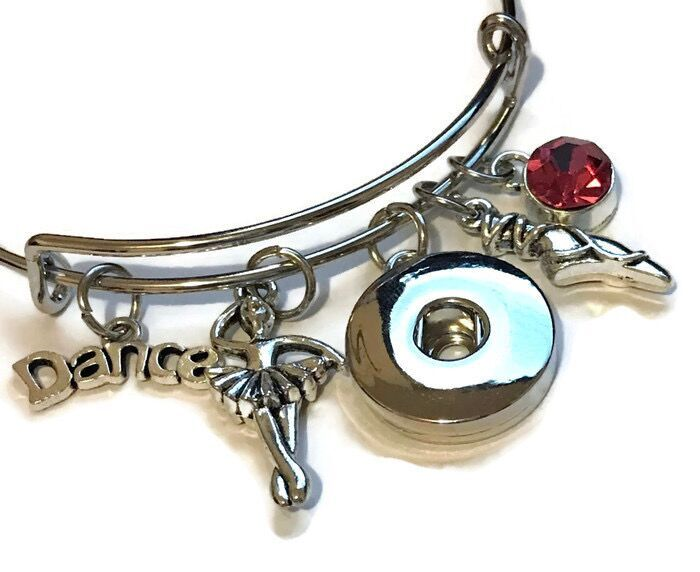 Say It in A Snap Jewelry - Vendita all'ingrosso Braccialetto con ciondolo/pendente - Bracciale - Bangle Bangle Bance/Balletto a tema Snap Jewelry1