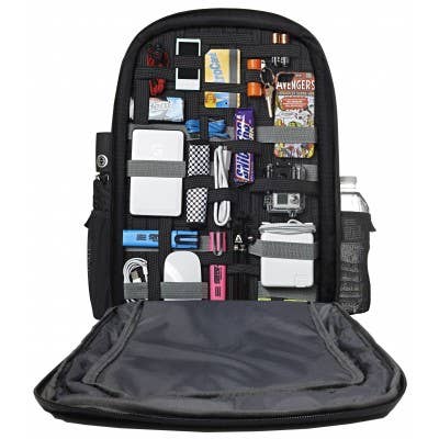 Black SLIM XL 17" Backpack for wholesale on Faire1