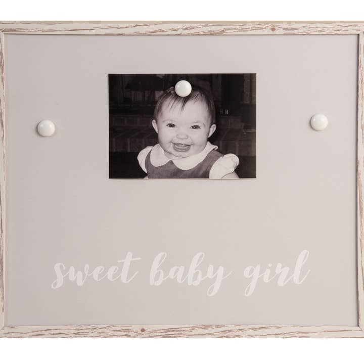 SALE Resin White Magnet Frame for wholesale by Totalee Gift