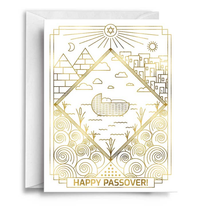 Happy Passover Greeting Card for wholesale by Compoco