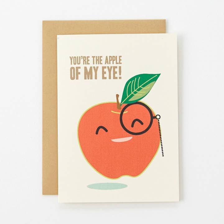 Hälsningskort för Apple i mitt öga för wholesale av ILOOTPAPERIE