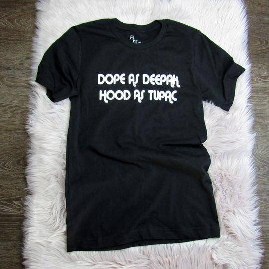 Ronnie M - Wholesale Screen Printed T-Shirt - Women's - Midnight Black Dope Retro Tee0