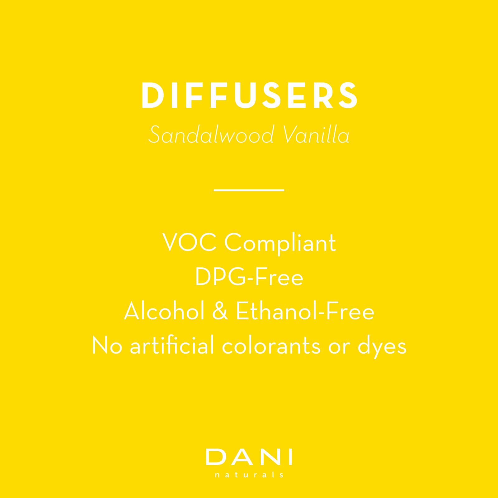 DANI Naturals - Wholesale Reed Diffuser - Sandalwood Vanilla Reed Diffuser 3oz2