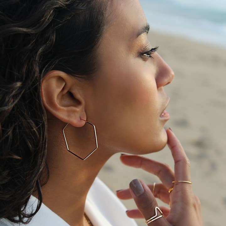 Jessica Matrasko Jewelry - Venta al por mayor Pendientes de aro - Pendientes Alquimia1