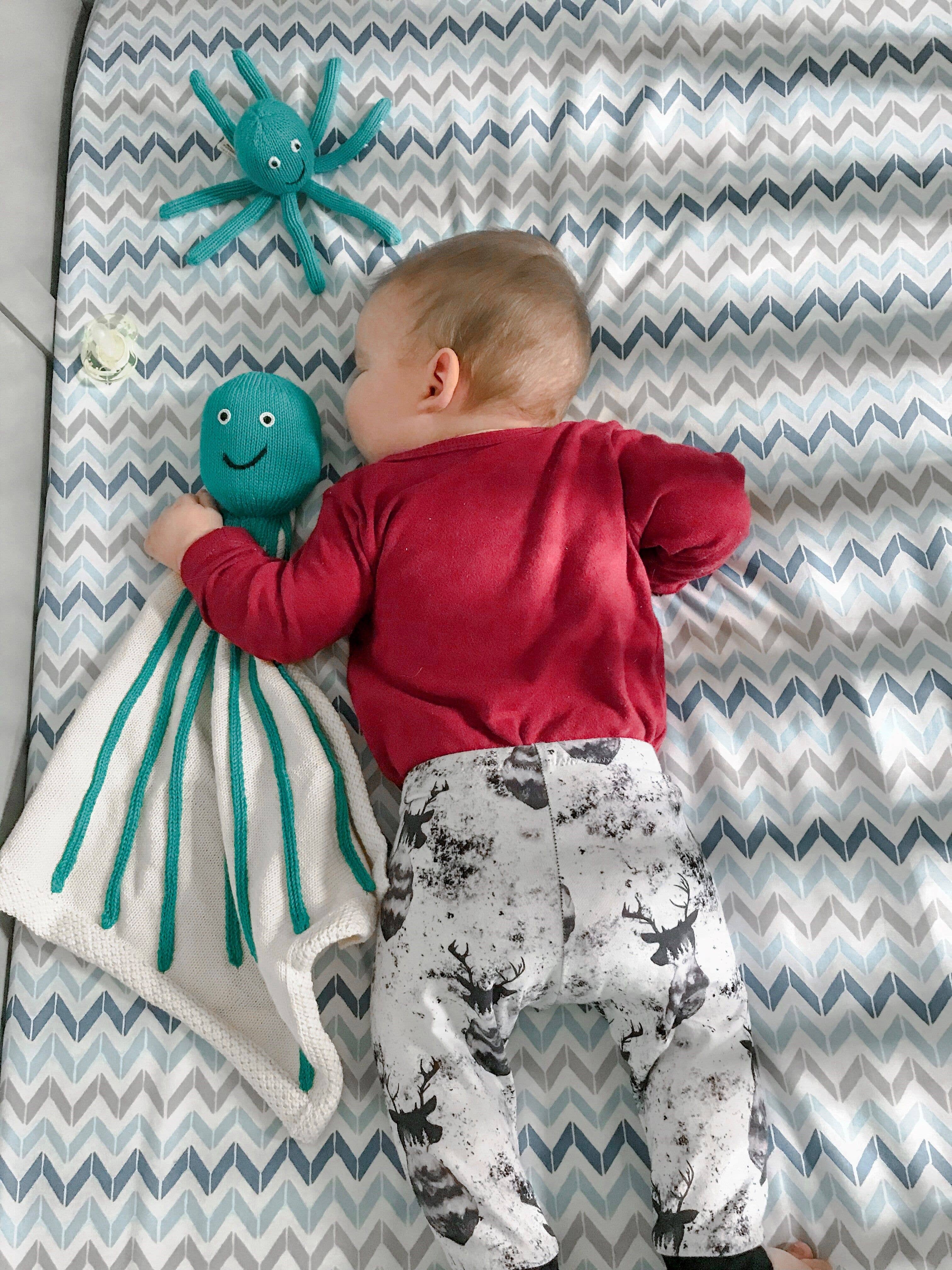 Estella - Wholesale Handheld Rattle - Baby - Baby Rattle Toy - Octopus Rattle (Turquoise)1