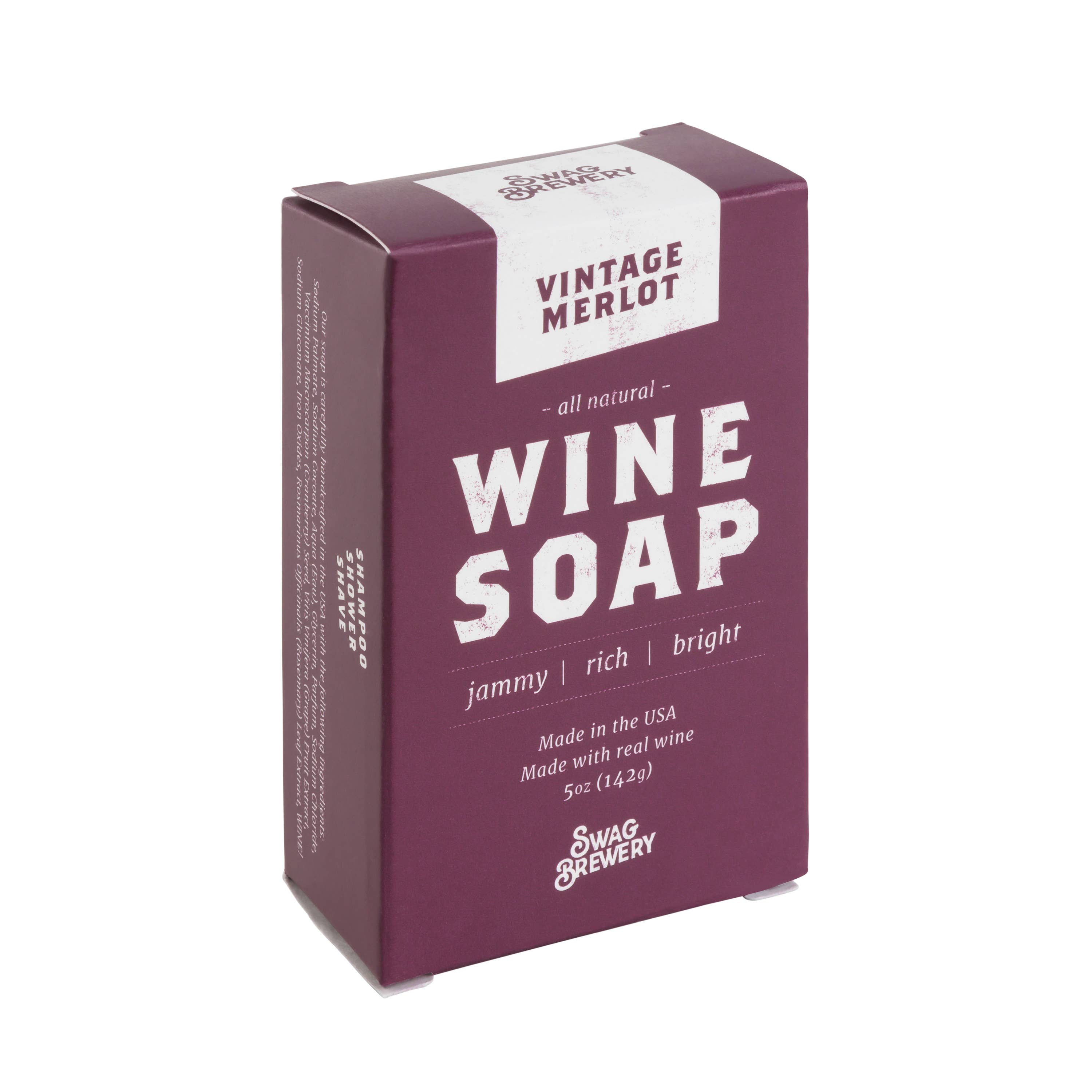 Swag Brewery - Wholesale Bar Soap - Vintage Merlot Wine Soap3