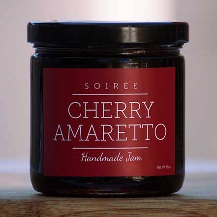 Kirsch-Amaretto-Konfitüre für den Großhandel von Soiree Wine Jelly