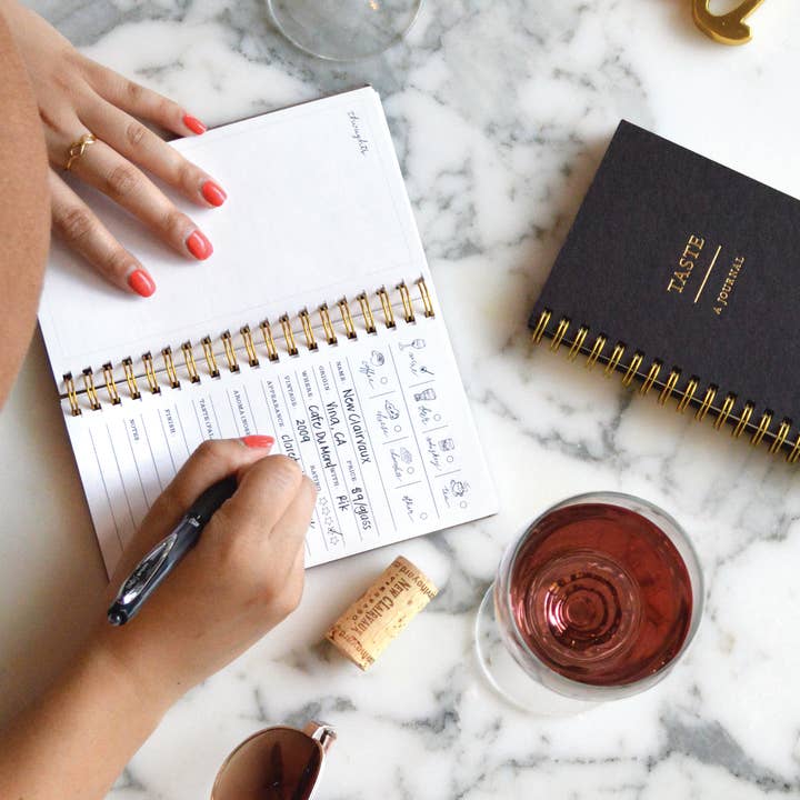 Wild Ink Press - Wholesale Journal/Diary - Taste Journal (Black)2
