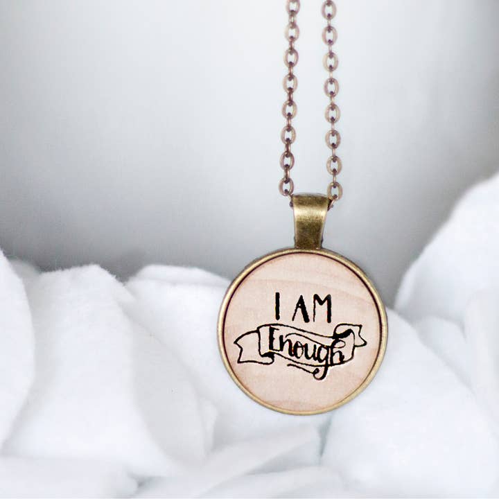 Little Allegory - Wholesale Pendant/Charm Necklace - I Am Enough Necklace1