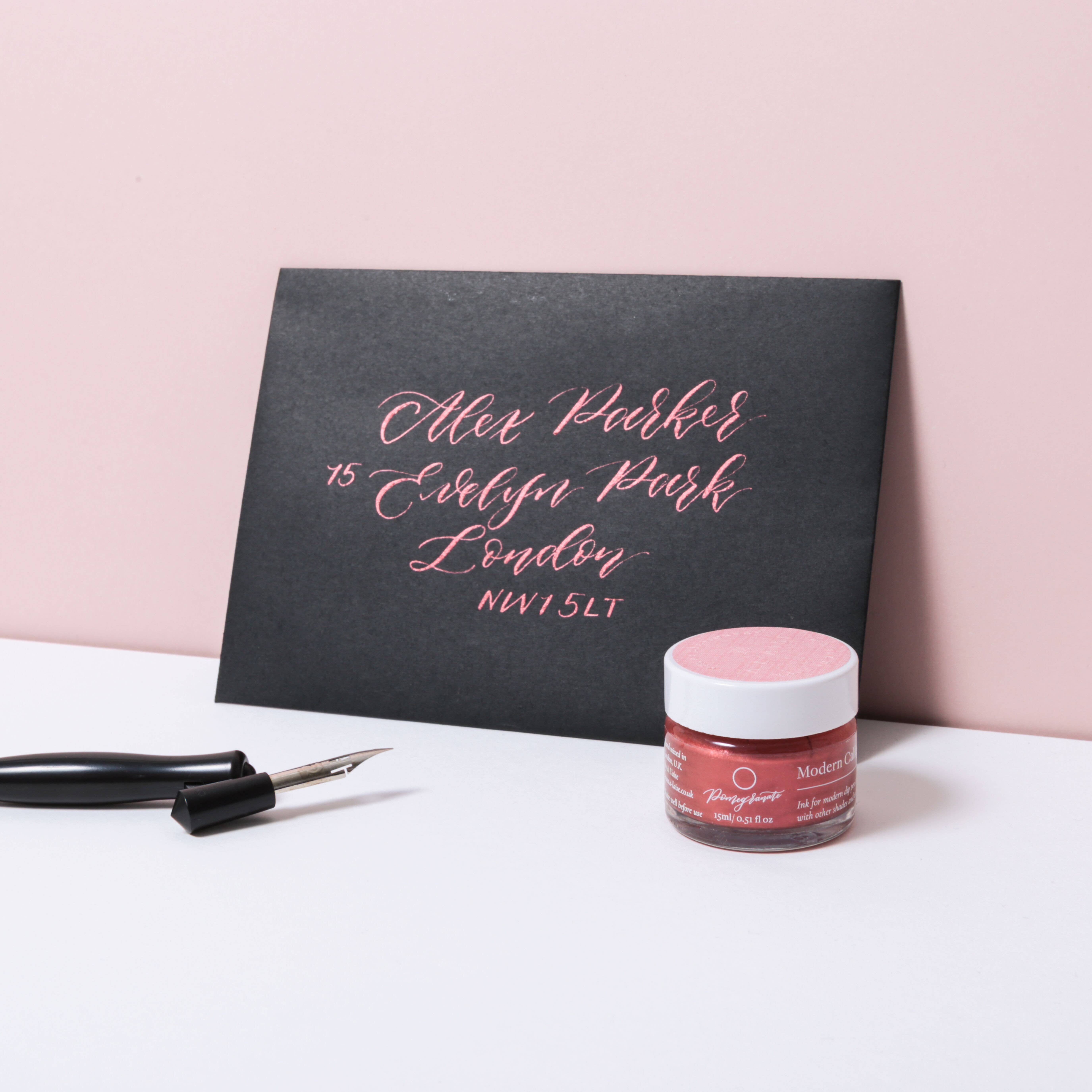 À L'AISE LTD - Wholesale Ink Pad - Pomegranate Modern Calligraphy Ink1