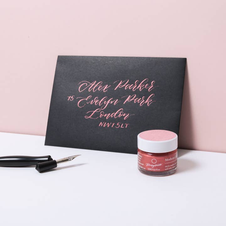 À L'AISE LTD - Wholesale Ink Pad - Pomegranate Modern Calligraphy Ink1