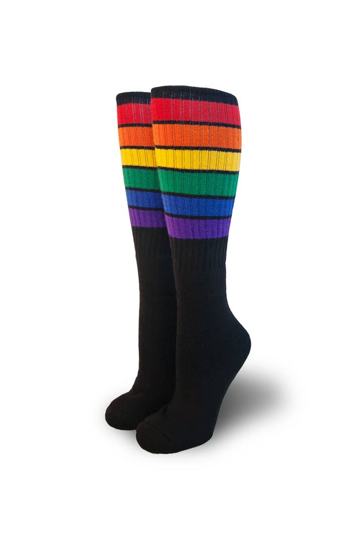 Pride Socks - Wholesale Socks - Women's - Knee High Tube Socks- Glow0