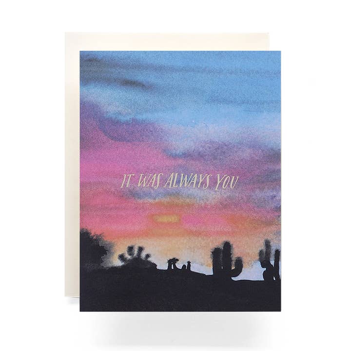It Was Always You Greeting Card for wholesale by Antiquaria