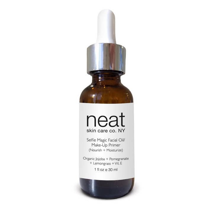Selfie Magic Facial Oil Jojoba+Pomegranate for wholesale by Neat Skin Care Co. NY