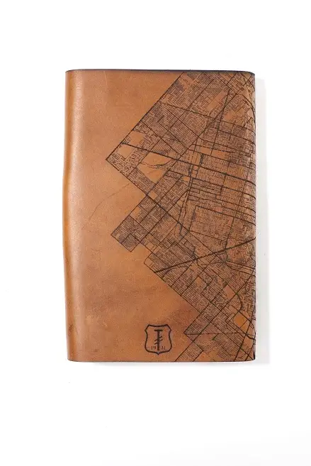 Tactile Craftworks - Wholesale Journal/Diary - Detroit Map Journal1