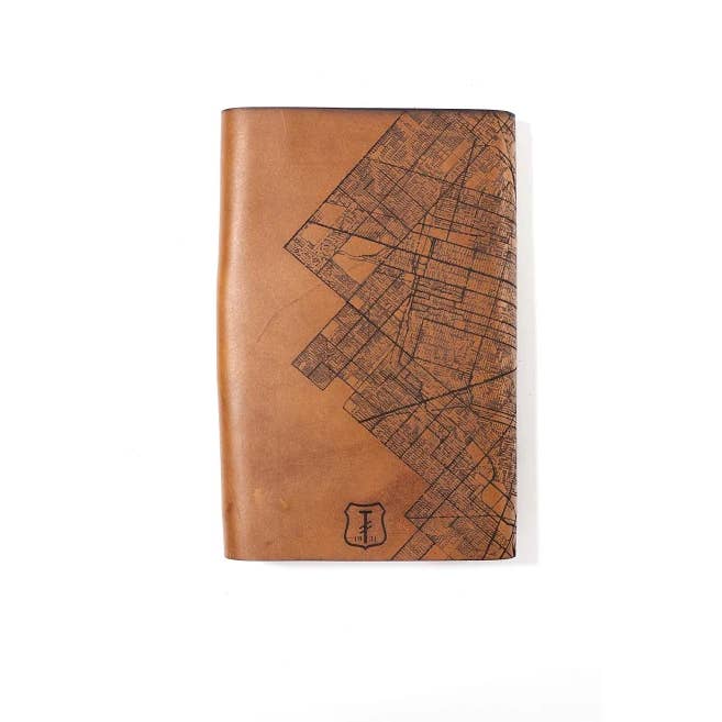 Tactile Craftworks - Wholesale Journal/Diary - Detroit Map Journal1