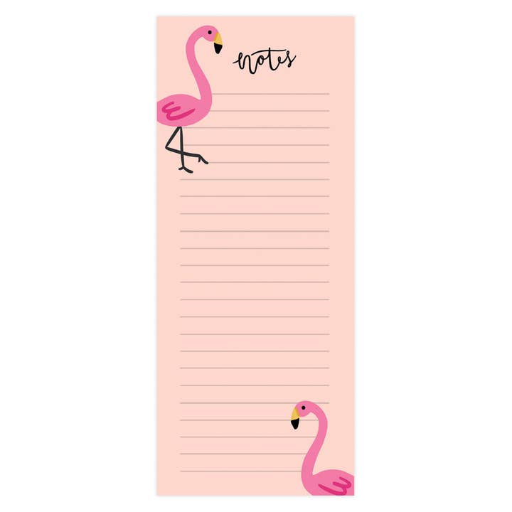 Bloc-notes Pink Flamingo - Retour à l'école pour la vente par Bloomwolf Studio