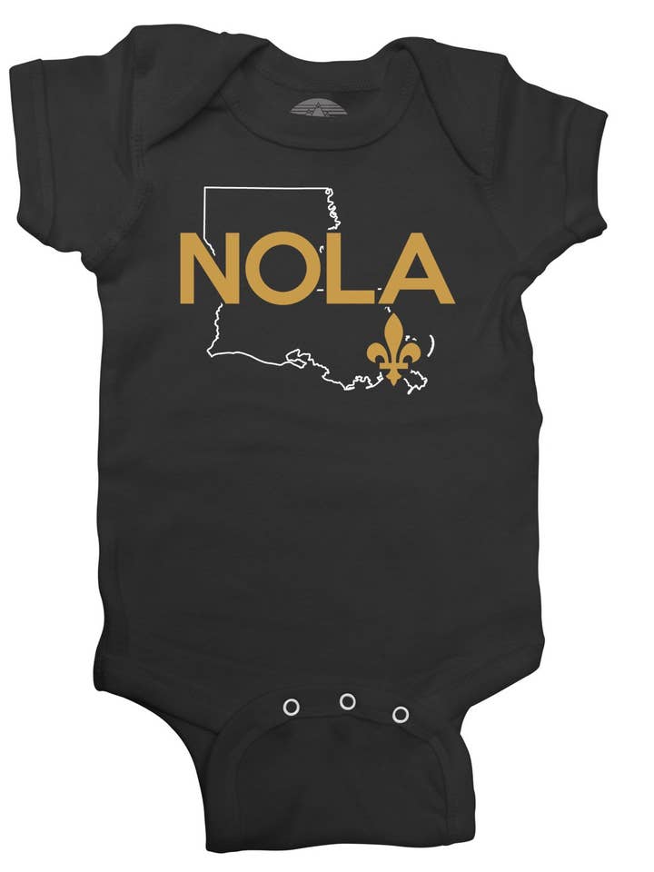 New Orleans NOLA Infant Bodysuit - Unisex Fit for wholesale by Boredwalk