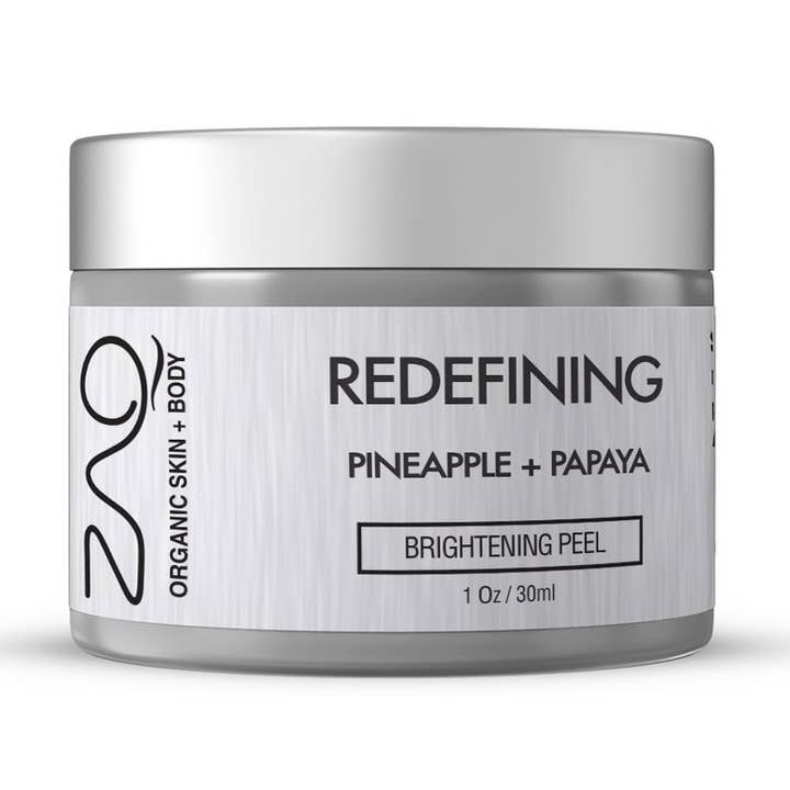 ZAQ Skin + Body Care - Wholesale Facial Peel - ZAQ ORGANIC REDEFINING BRIGHTENING PEEL - PINEAPPLE + PAPAYA0