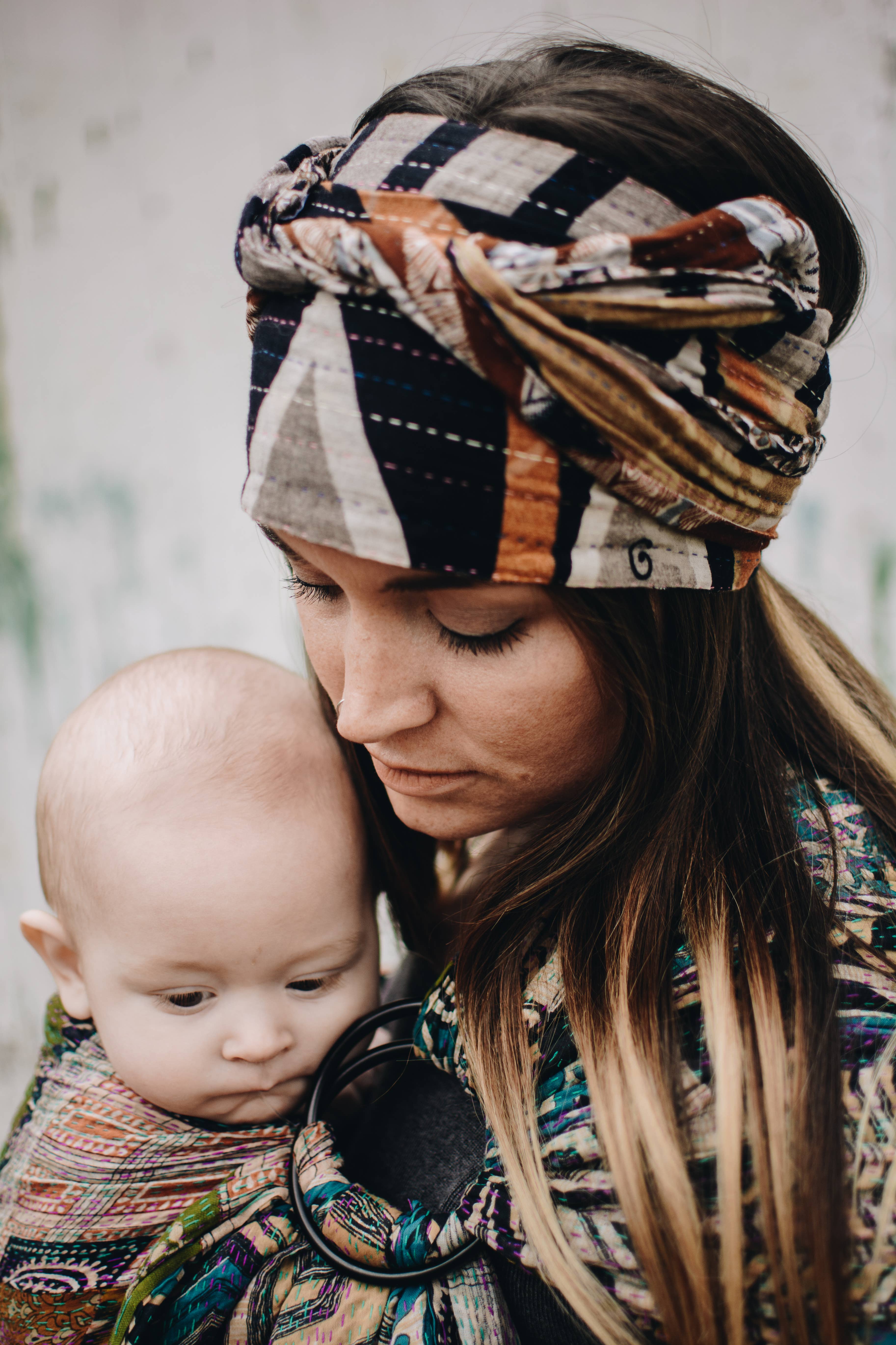 Kantha Bae - Wholesale Fashion Headband - Women's - ONE OF A KIND HANDMADE Embroidered Kantha Head Wraps2