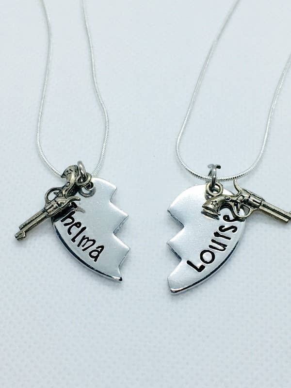 Me and My Sweet Pea - Wholesale Pendant/Charm Necklace - Thelma & Louise necklaces2
