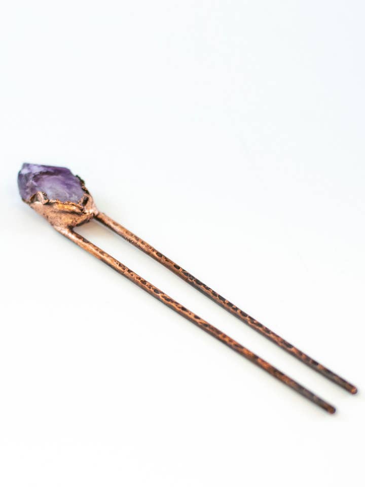 Amethyst Hair Pin for wholesale by Aerow