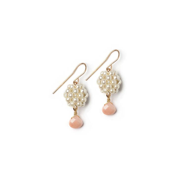 Elements Jill Schwartz - Wholesale Dangle Earrings - Pearly Ball Earrings2
