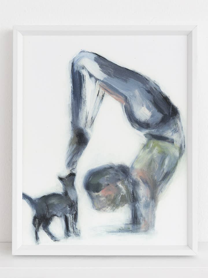 Love You Cat Print for wholesale by Leigh Cypres