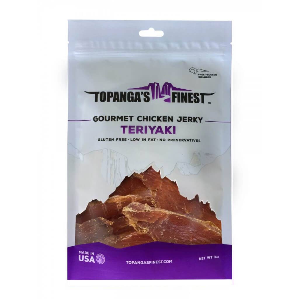 Topangas Finest - Wholesale Jerky - Gluten Free Chicken Teriyaki0
