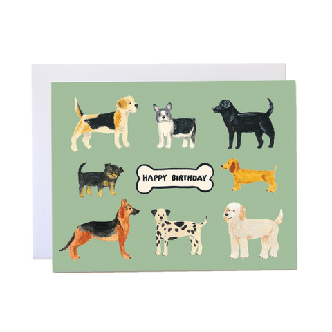 Forage Paper Co. – Engroshandel Fødselsdagskort – Fødselsdag Hunde Kort, Cute Animal Fødselsdag1