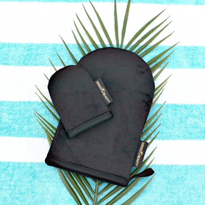 BRONZE UP SELF TANNING FACE & BODY MITT KIT for wholesale by Sunless Beauty