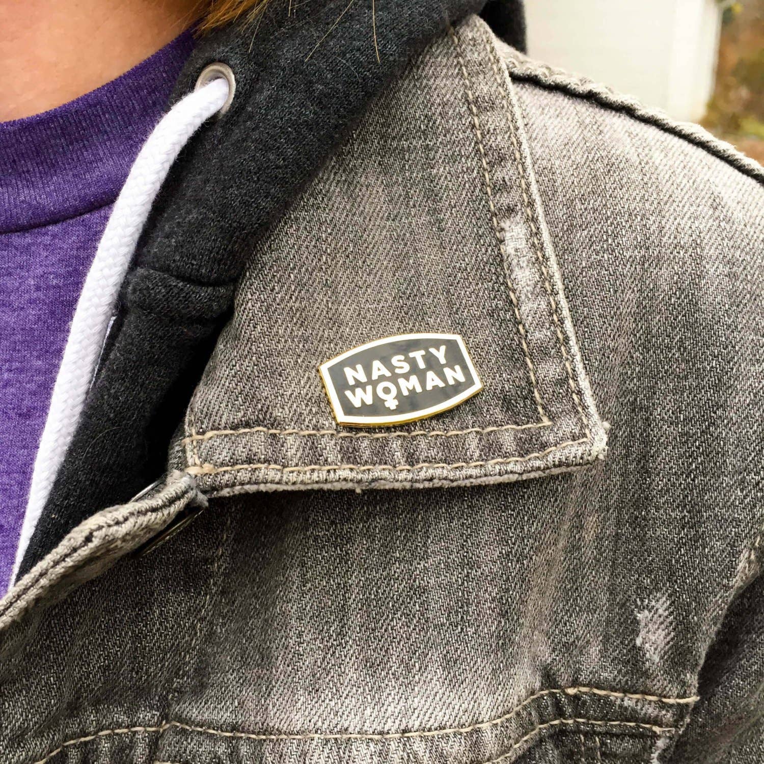 AD Aesthetic - Wholesale Lapel Pin/Button - Nasty Women Enamel Lapel Pin3